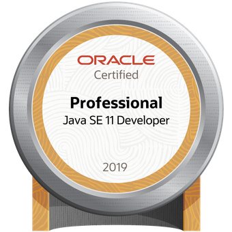 java SE 11 Developer Professional certificate